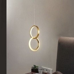 Pendellys Messing Ringe Dekorativ lysarmatur