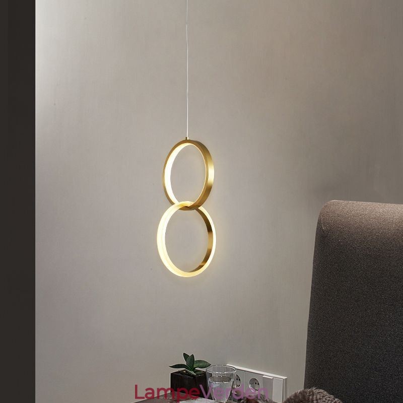Pendellys Messing Ringe Dekorativ lysarmatur