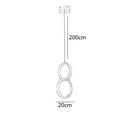 Pendellys Messing Ringe Dekorativ lysarmatur