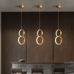 Pendellys Messing Ringe Dekorativ lysarmatur