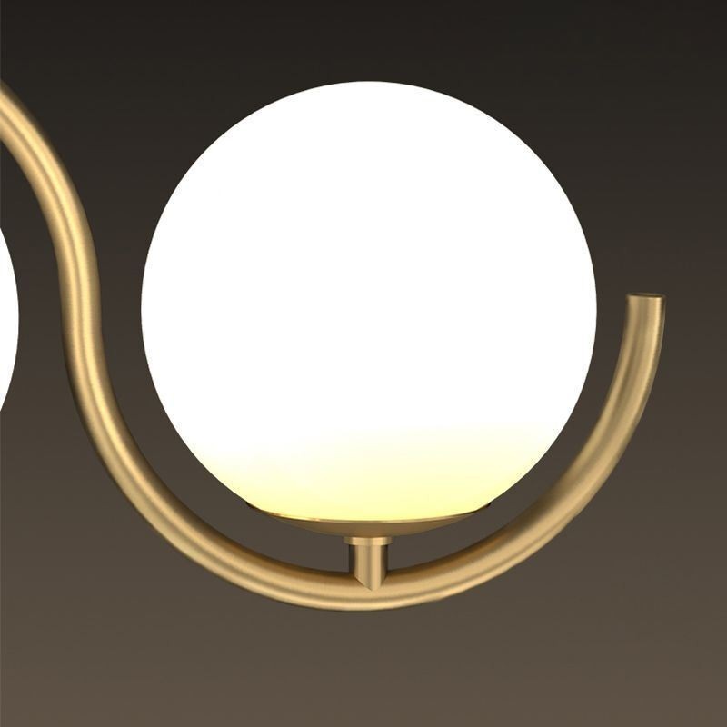 Moderne Glas Globe Pendel Light Minimalistisk Lysarmatur
