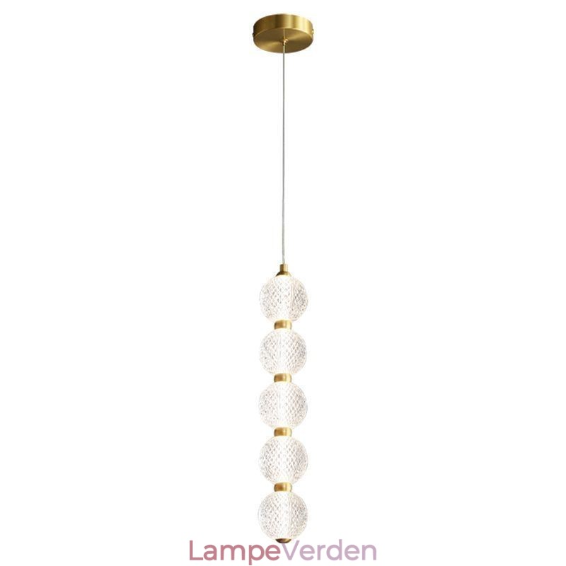 Pendel lys Akryl Beaded dekorativ belysning