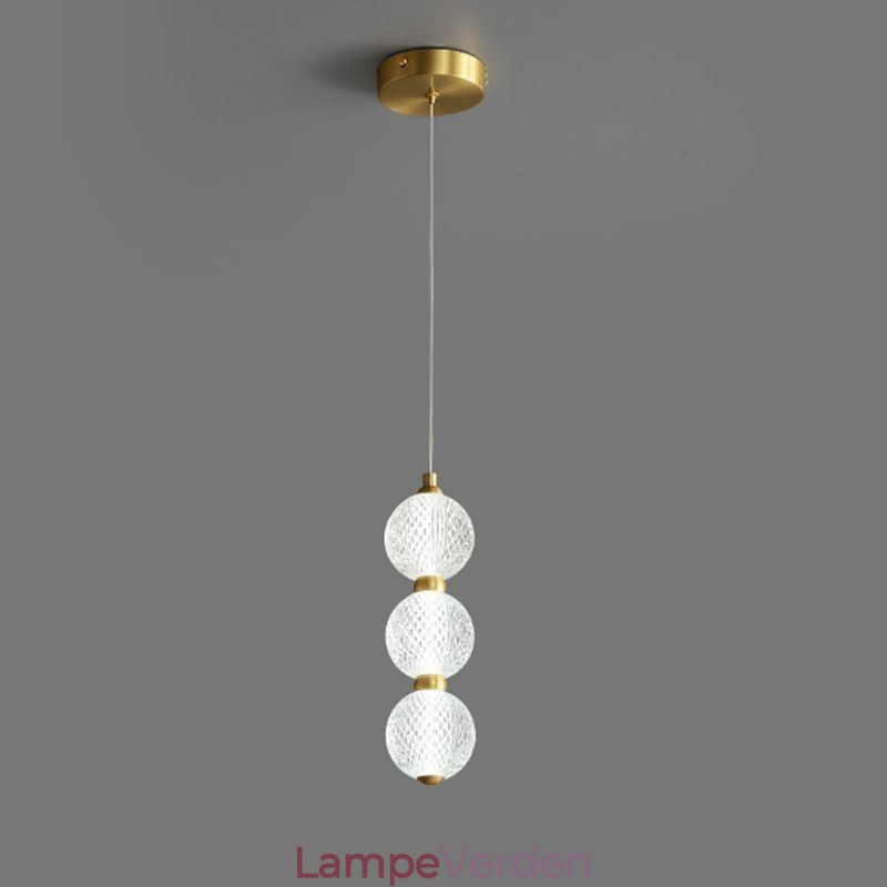 Pendel lys Akryl Beaded dekorativ belysning