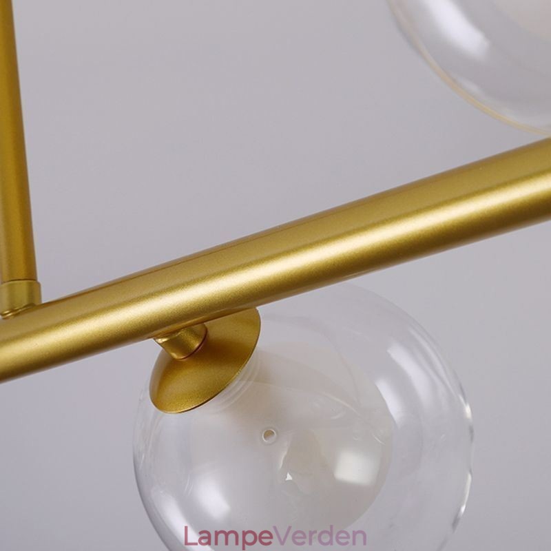 Lysekrone Glas Globe Vandret Type Pendel