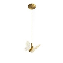 Pendel akryl sommerfugl loftslampe