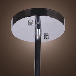 Moderne moderne krystal krom metal lysekrone