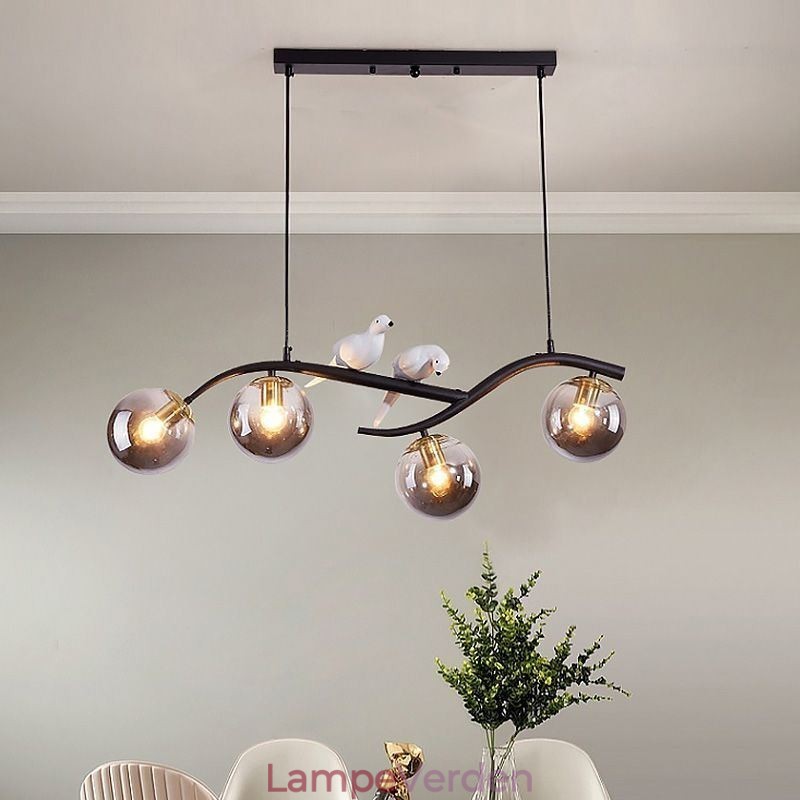 Moderne Minimalistisk Branch Pendel Light 4 Lamp Dekorativ Light