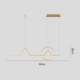Pendel Minimalistisk dekorativt lysarmatur 52W