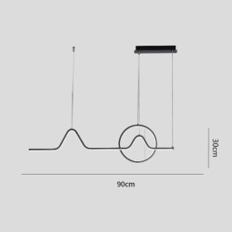 Pendel Minimalistisk dekorativt lysarmatur 52W