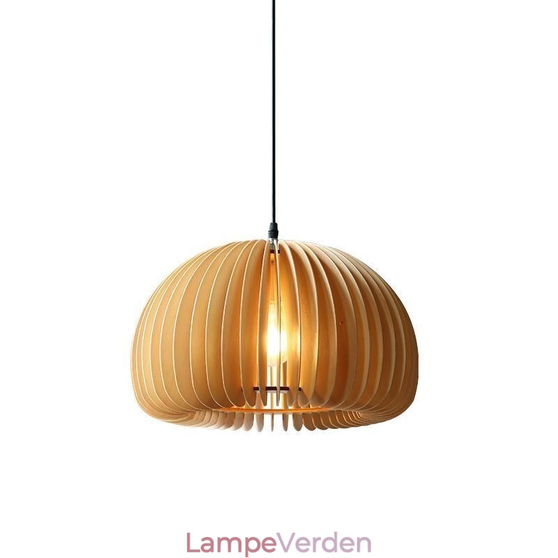 Pendel i retrostil Basswood Græskar Pendel Lampe