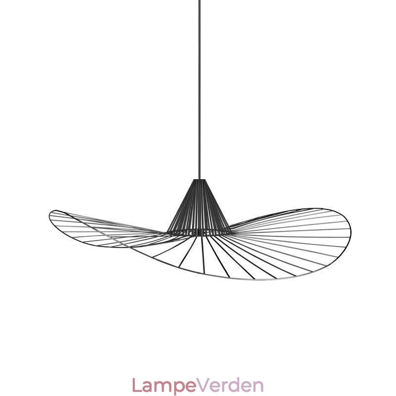 Iron Pendel Light Simple Straw Hat Lamp 1 Light