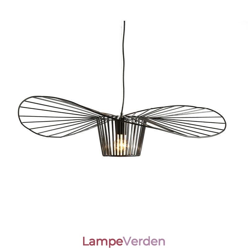 Iron Pendel Light Straw Hat Lamp 1 Light