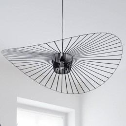 Iron Pendel Light Straw Hat Lamp 1 Light
