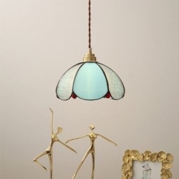Minimalistisk Petal Glas Pendel Light Enkelt Head Glas Pendel Lampe