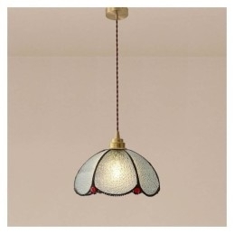 Minimalistisk Petal Glas Pendel Light Enkelt Head Glas Pendel Lampe