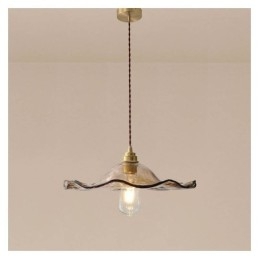 Lotus Leaf Glas Pendel Light Kreativt dekorativt lysarmatur