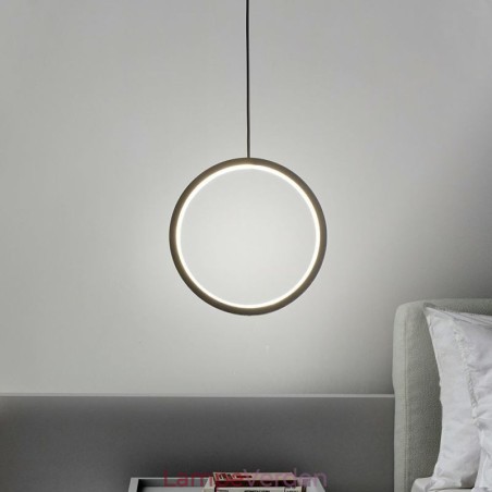 Minimalistisk Ring Pendel Light Dekorativ Loftslampe Minimalistisk Ring Pendel Light Dekorativ Loftslampe