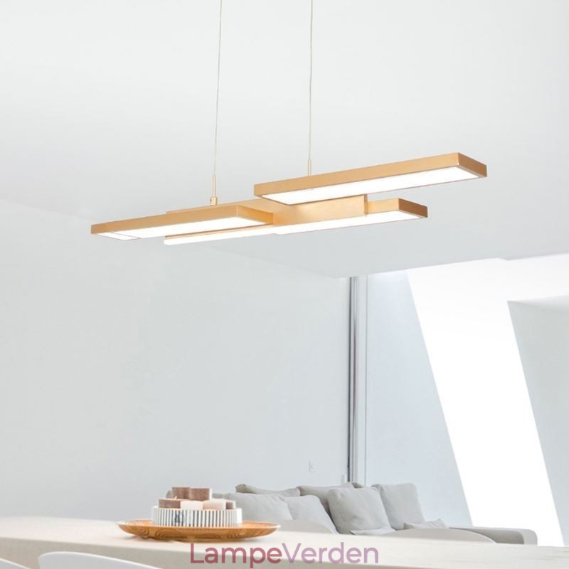 Moderne pendel vandret loftslampe