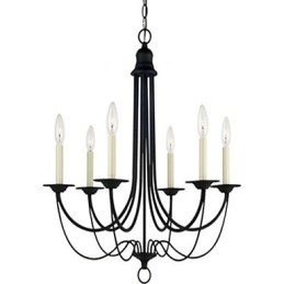 Galvaniseret metal lysekrone