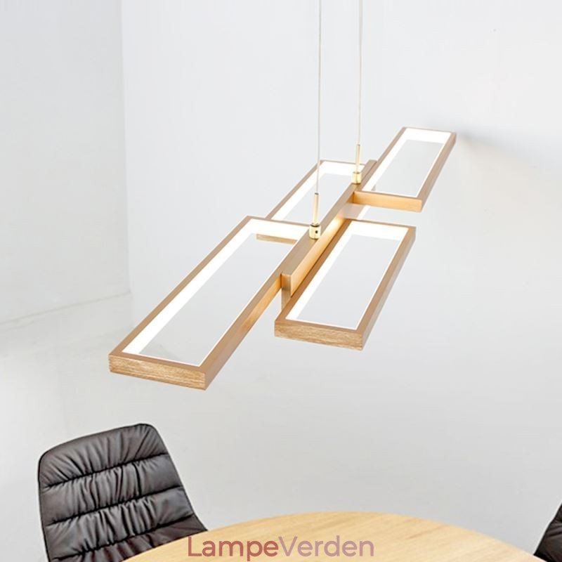 Moderne pendel vandret loftslampe