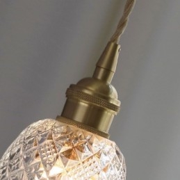 Moderne blomst glas pendel lys 1 lys dekorativ lysarmatur
