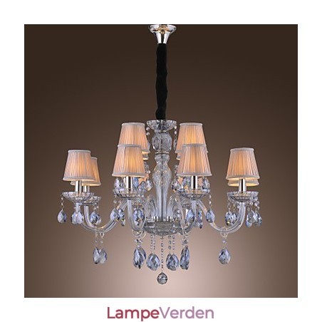Traditionel klassisk krystal galvaniseret glas lysekrone Traditionel klassisk krystal galvaniseret glas lysekrone
