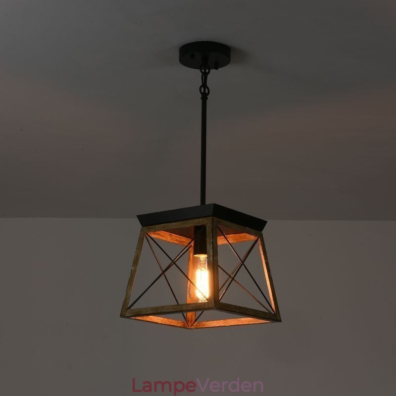 Vintage stil enkelt lys pendel