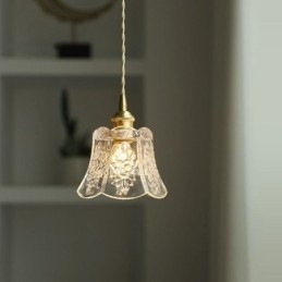 Blomster pendel Minimalistisk dekorativt glas lysarmatur