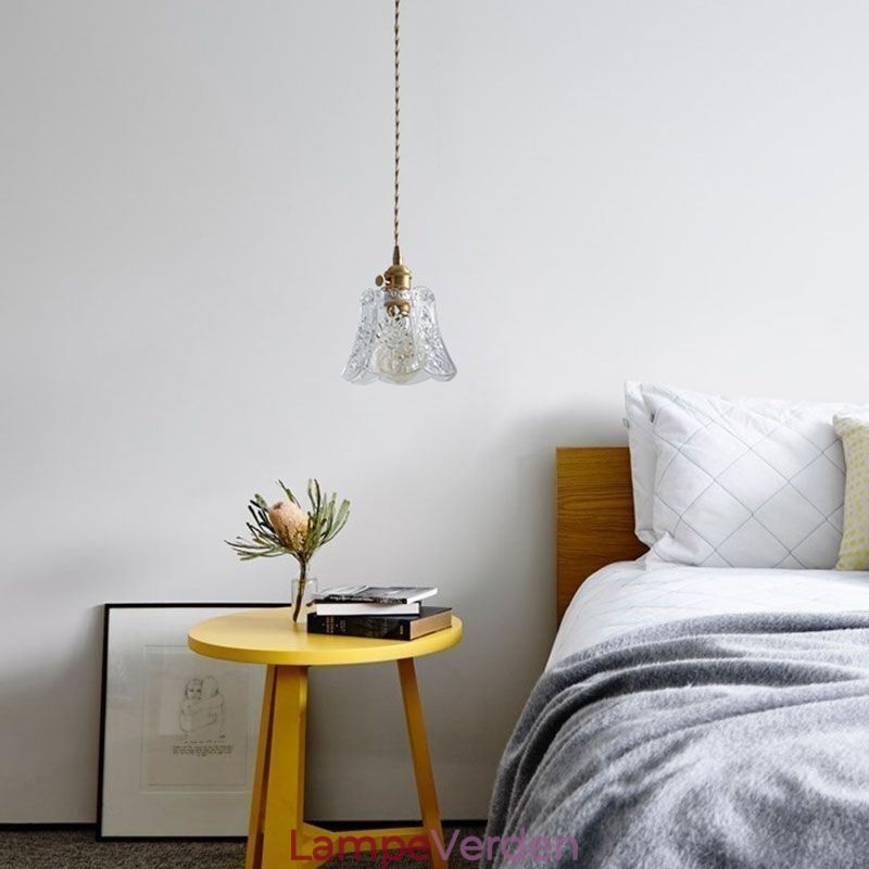 Blomster pendel Minimalistisk dekorativt glas lysarmatur