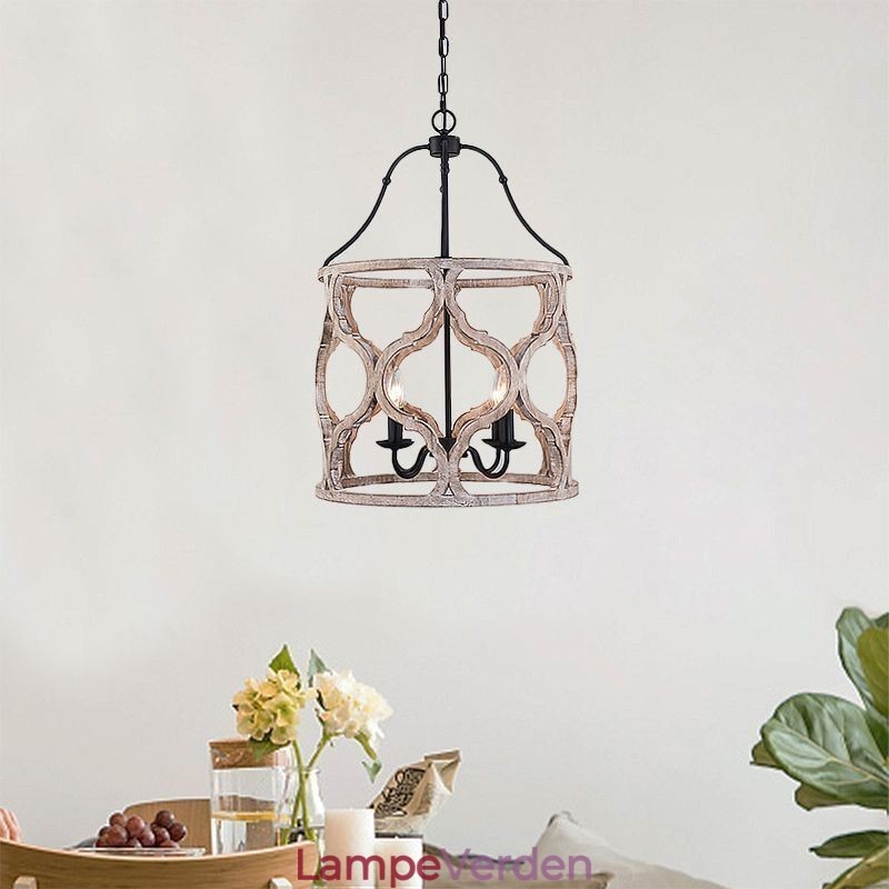 Vintage Style 4 Light Lantern Pendel Light