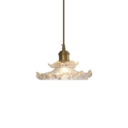 Japansk stil glas pendel Lotus glas pendel