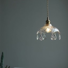 Moderne Minimalistisk Glas Pendel Lampe Single Light Pendel Light