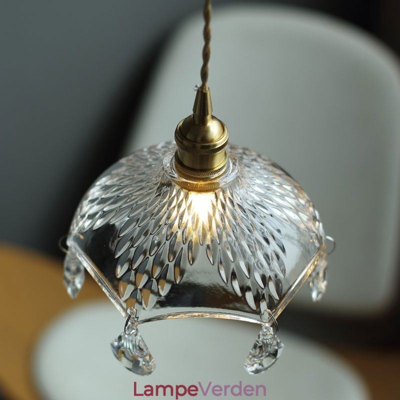Moderne Minimalistisk Glas Pendel Lampe Single Light Pendel Light
