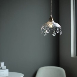 Moderne Minimalistisk Glas Pendel Lampe Single Light Pendel Light