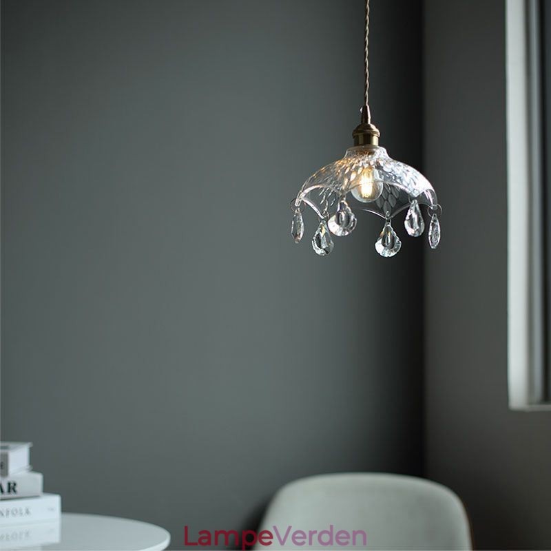 Moderne Minimalistisk Glas Pendel Lampe Single Light Pendel Light