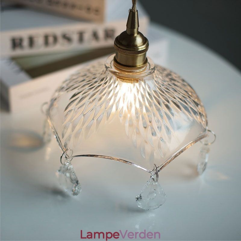 Moderne Minimalistisk Glas Pendel Lampe Single Light Pendel Light