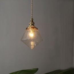 1 lys diamant glas pendel lys boble glas lys armatur