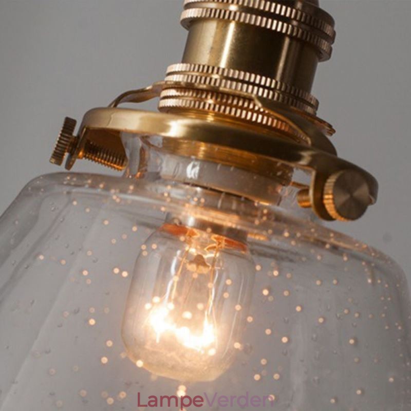 1 lys diamant glas pendel lys boble glas lys armatur