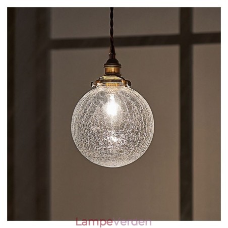 Glas Pendel Moderne Crackle Loftslampe Glas Pendel Moderne Crackle Loftslampe