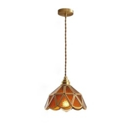 Retro glas loftslampe i japansk stil