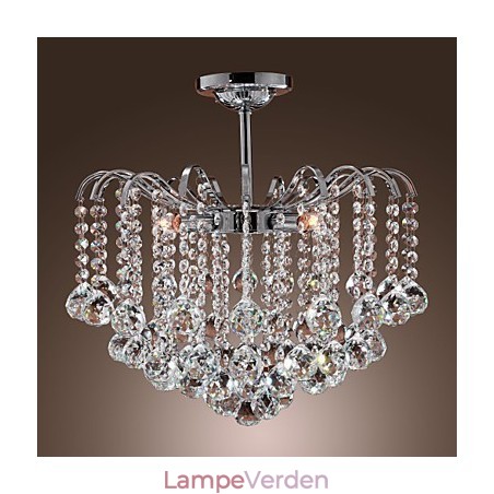 Moderne moderne krystalmaleri metal lysekrone Moderne moderne krystalmaleri metal lysekrone