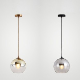 Creative Iron+Glas Globe Pendel Light Dekorative Lighting