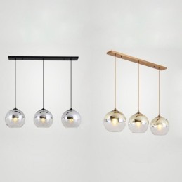 Creative Iron+Glas Globe Pendel Light Dekorative Lighting