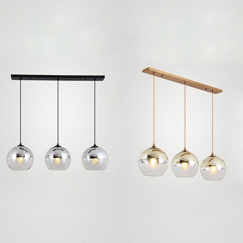 Creative Iron+Glas Globe Pendel Light Dekorative Lighting