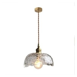 Uregelmæssig Messing Glas Pendel Hammer Glas Loftslampe