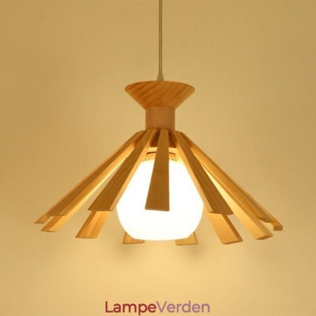 Simpel stil træ pendel armatur