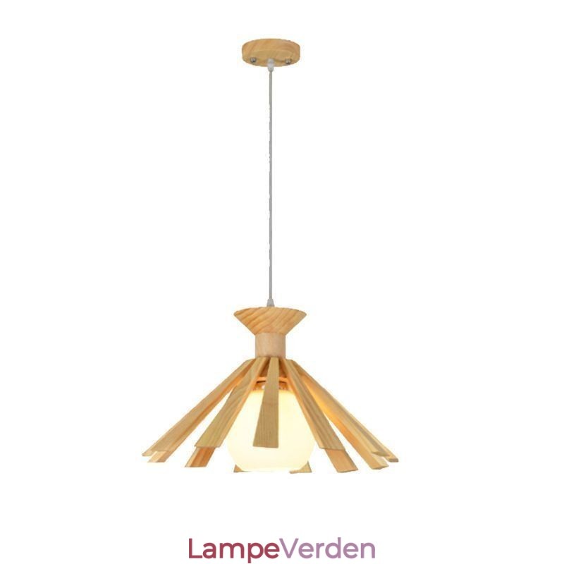 Simpel stil træ pendel armatur