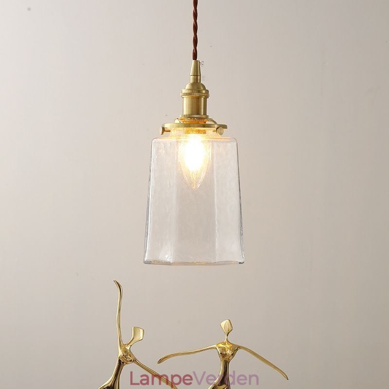 Moderne minimalistisk glaspendel, dekorativ loftslampe