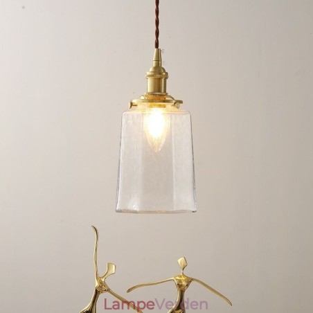 Moderne minimalistisk glaspendel, dekorativ loftslampe Moderne minimalistisk glaspendel, dekorativ loftslampe