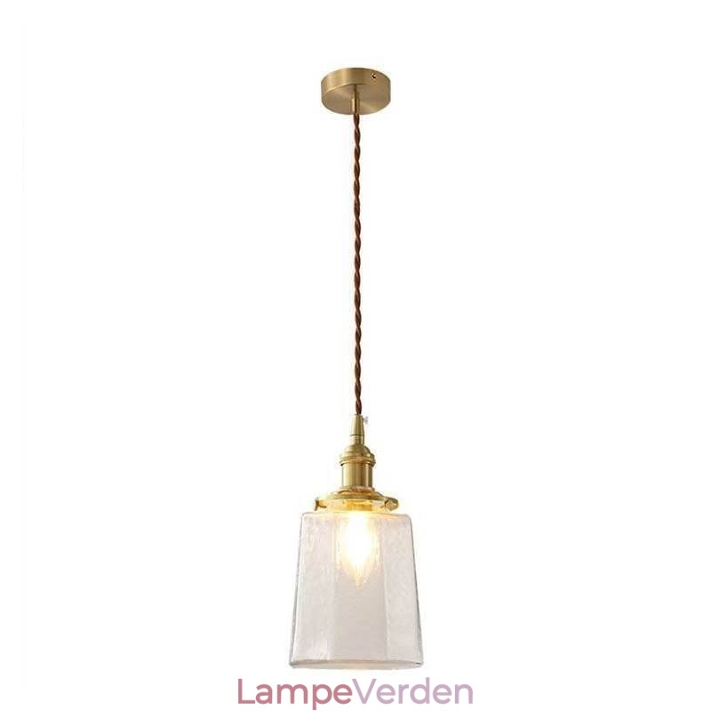 Moderne minimalistisk glaspendel, dekorativ loftslampe